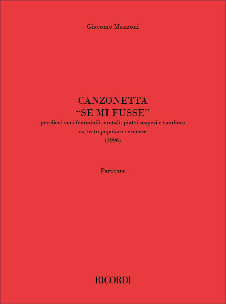 Canzonetta Se mi fusse